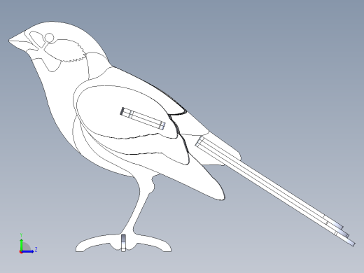 激光下料拼图马STEP _ IGES左视缩略图