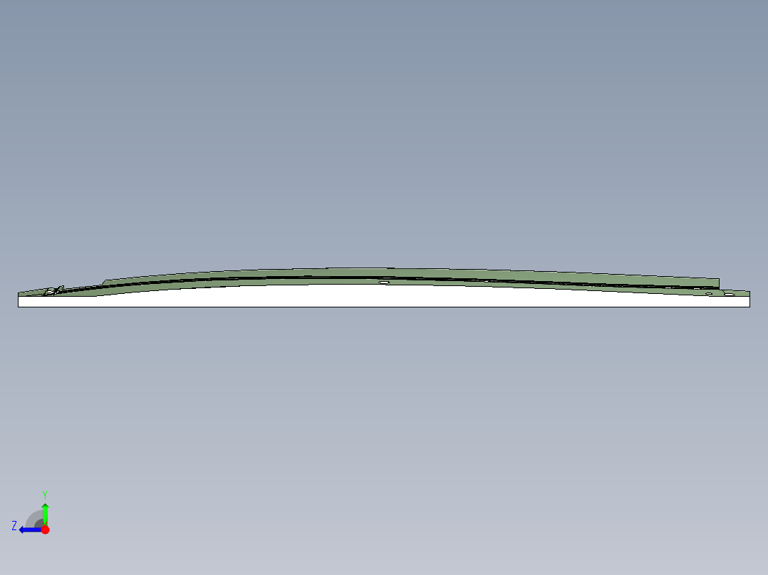 657汽车挡风玻璃密封组件夹具UG设计右视图