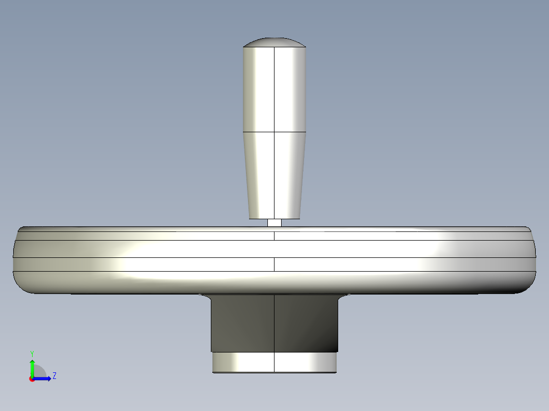 塑膠手輪VRTP+IR-3D多系列多零件图纸模型左视图