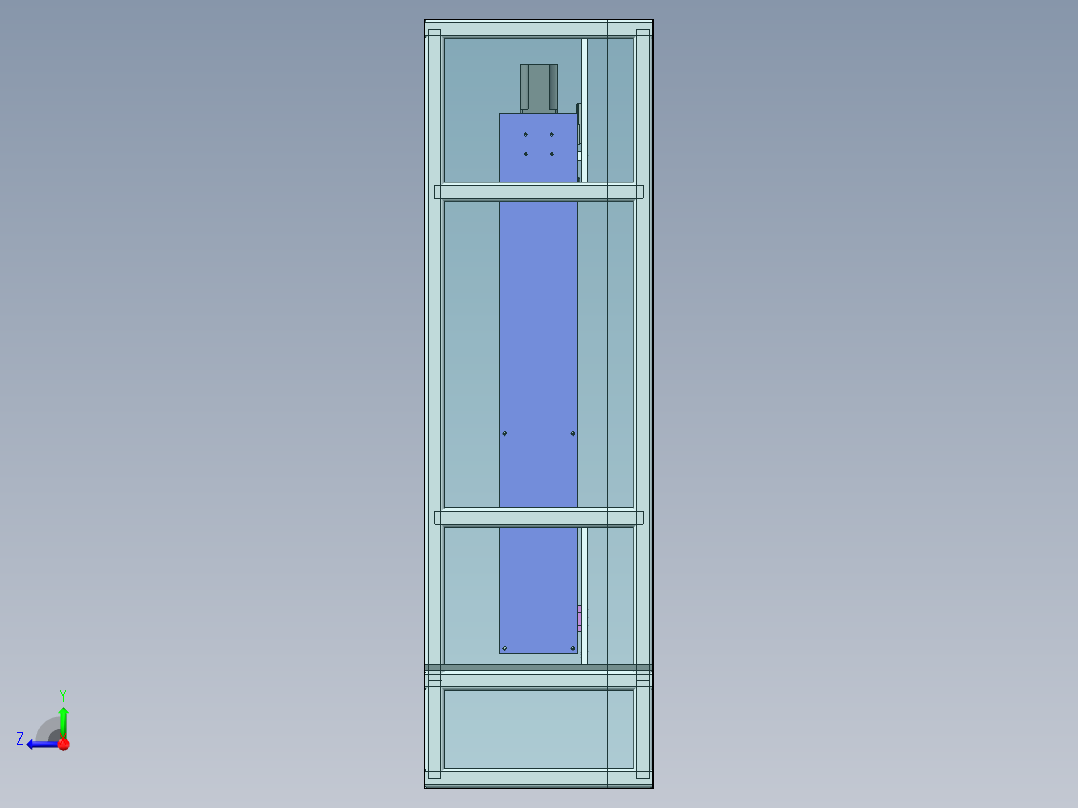 非标绕带机右视图