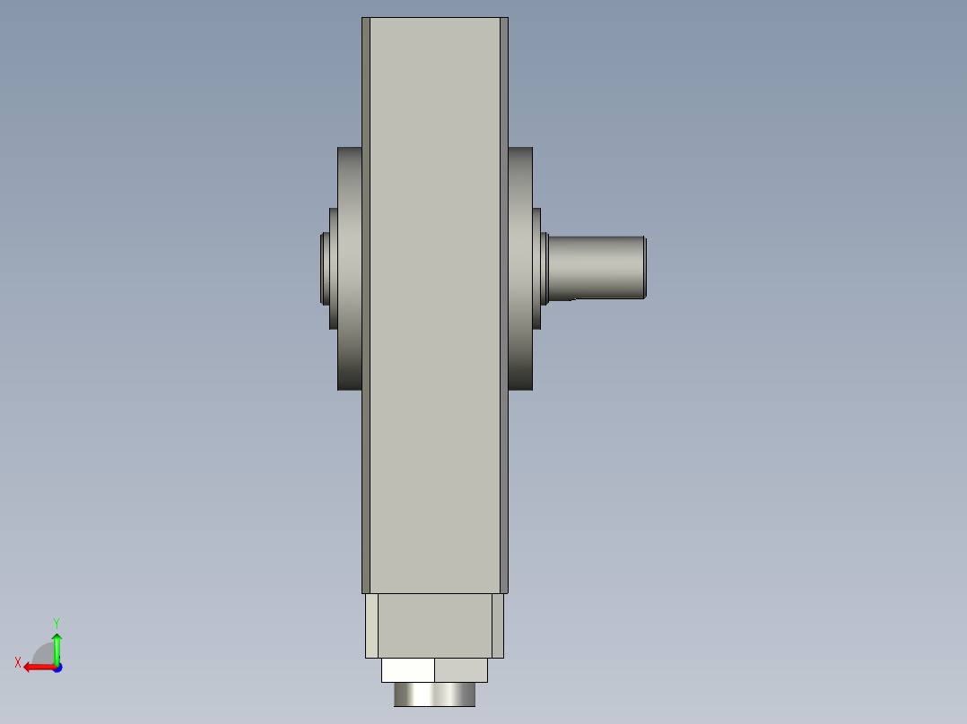 旋转气爪PRC12-180后视图