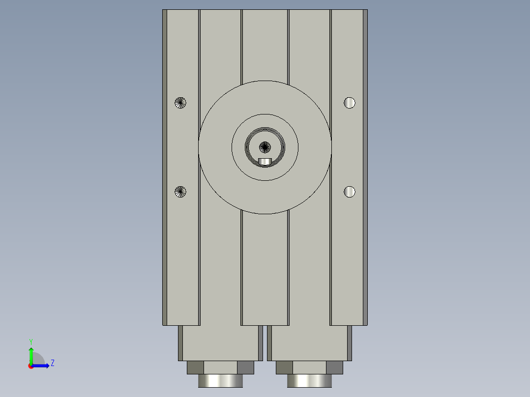 旋转气爪PRC12-180左视图