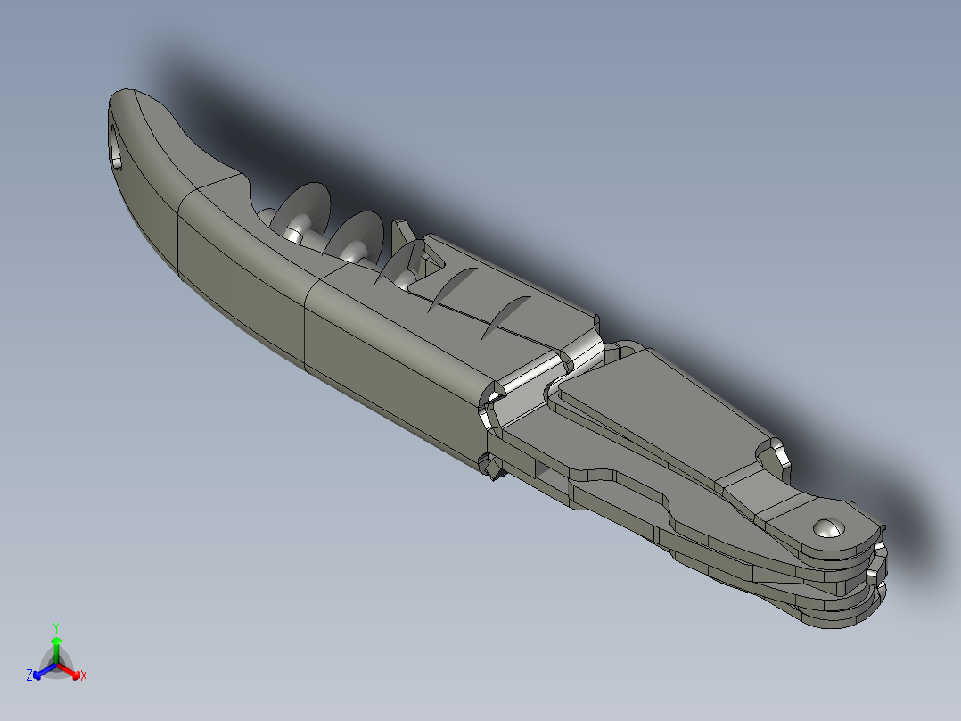迷你红酒开瓶器主视图