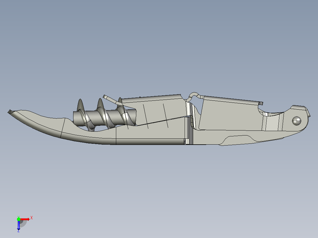 迷你红酒开瓶器俯视图