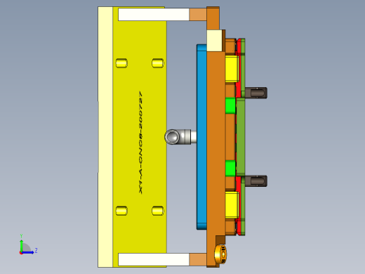 X1-A-笔记本CNC工装夹具三维模型CNC8-200727左视缩略图