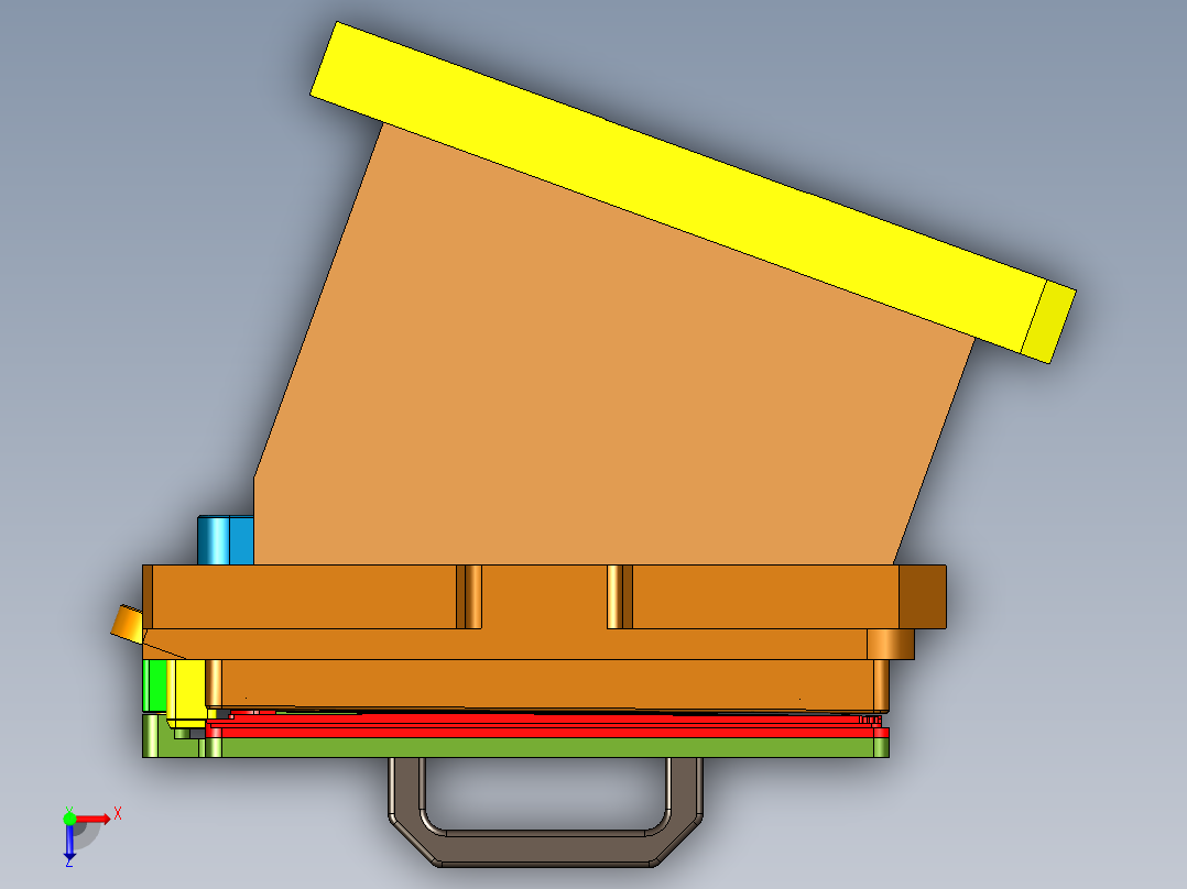 X1-A-笔记本CNC工装夹具三维模型CNC8-200727俯视图