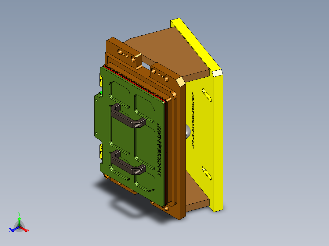 X1-A-笔记本CNC工装夹具三维模型CNC8-200727正等轴测图