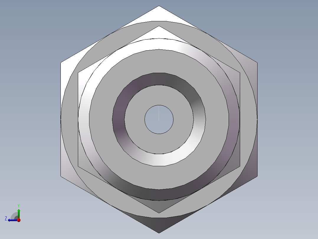 直通同径度接头、2D-14右视图