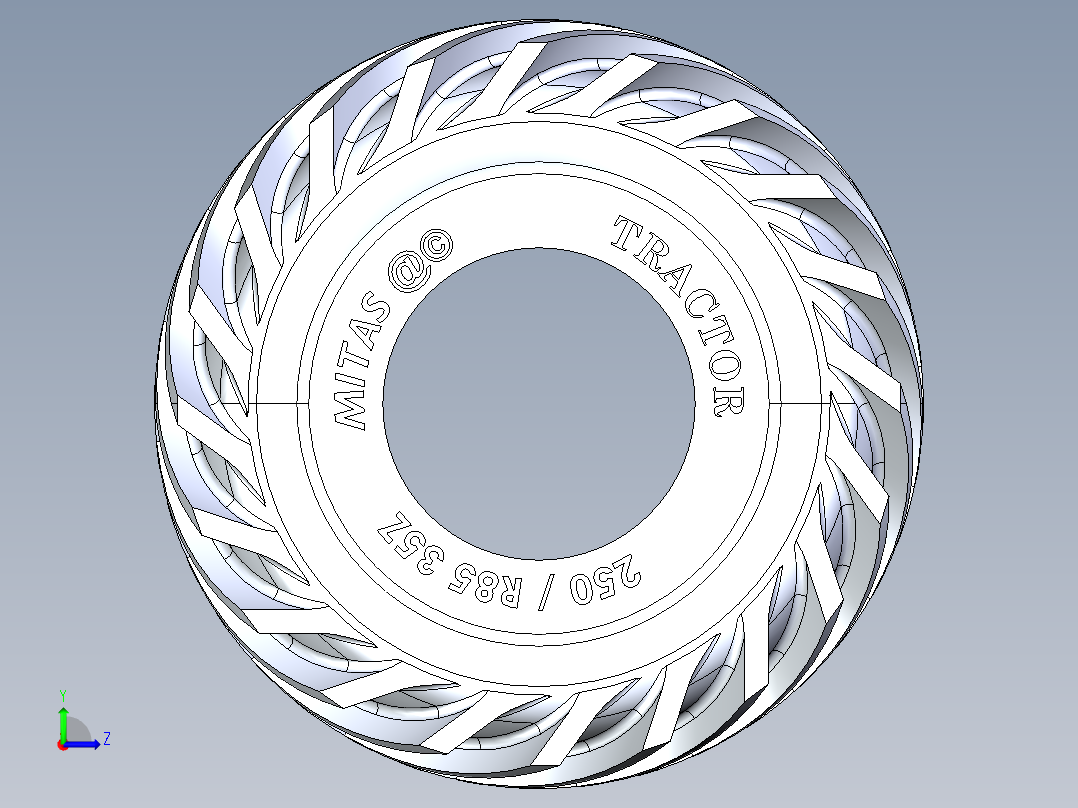 轮胎、车轮、轮毂(6)左视图