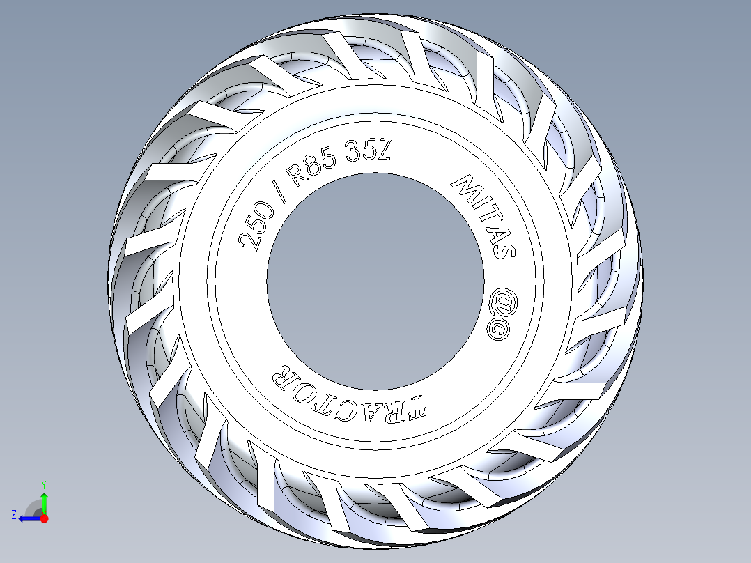 轮胎、车轮、轮毂(6)右视图