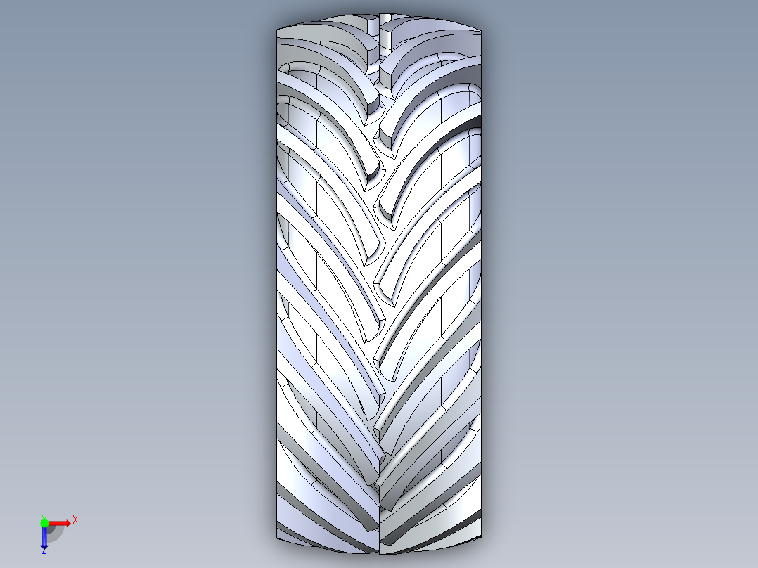 轮胎、车轮、轮毂(6)俯视图