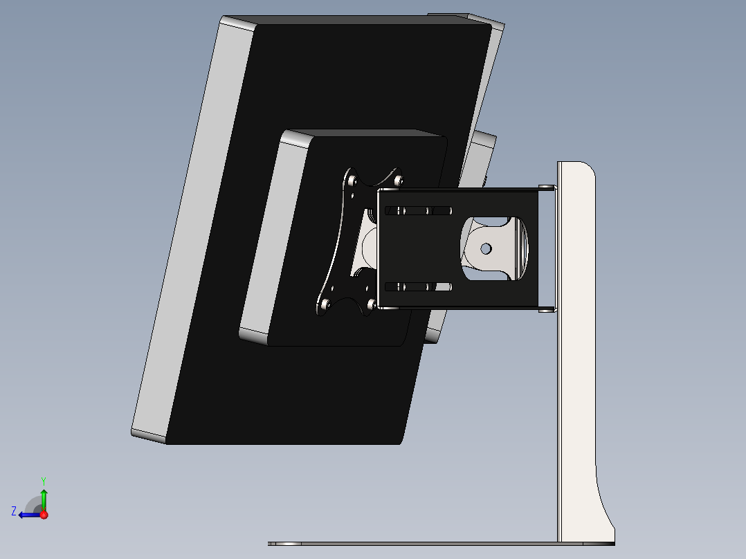 显示器、显示屏(4)右视图