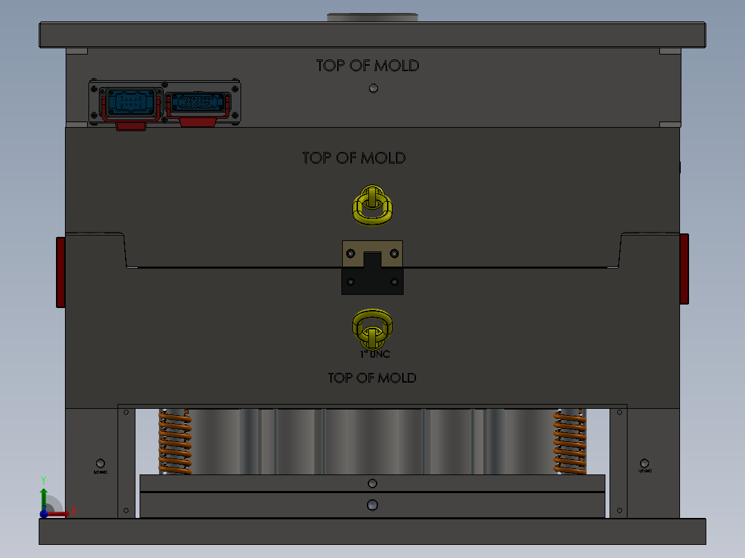 注塑模具、模具(79)前视图
