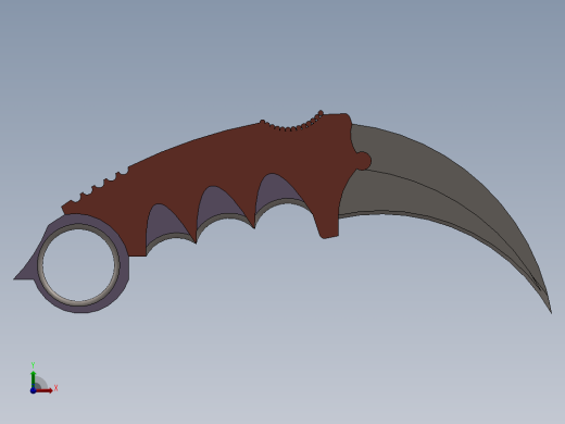 爪子刀、刀(11)前视缩略图