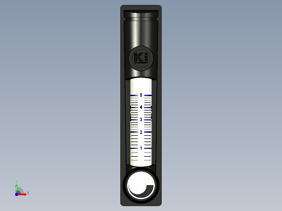 仪表、流量计(22)前视图