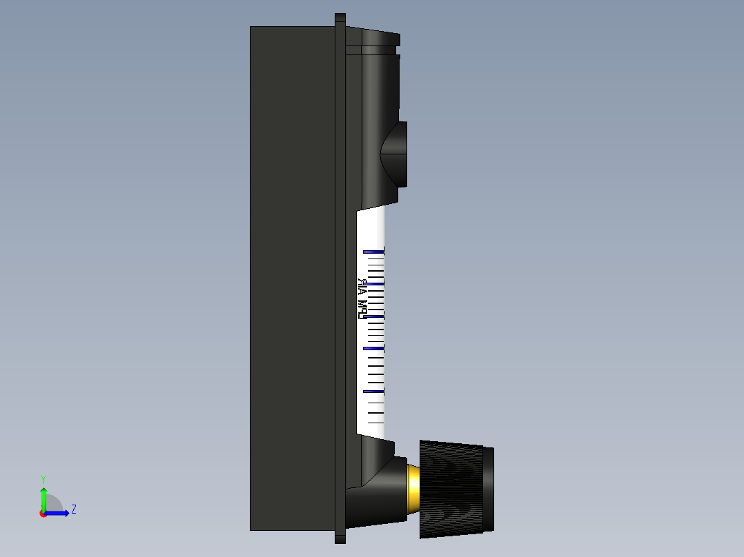 仪表、流量计(22)左视图