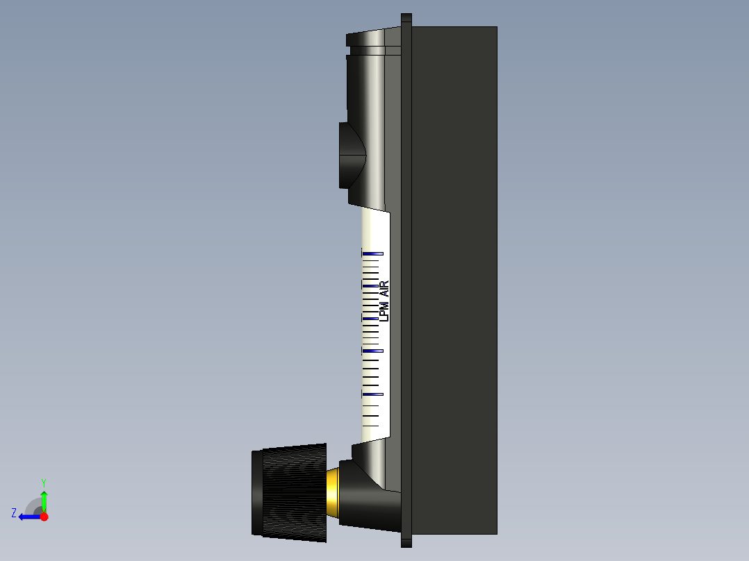 仪表、流量计(22)右视图