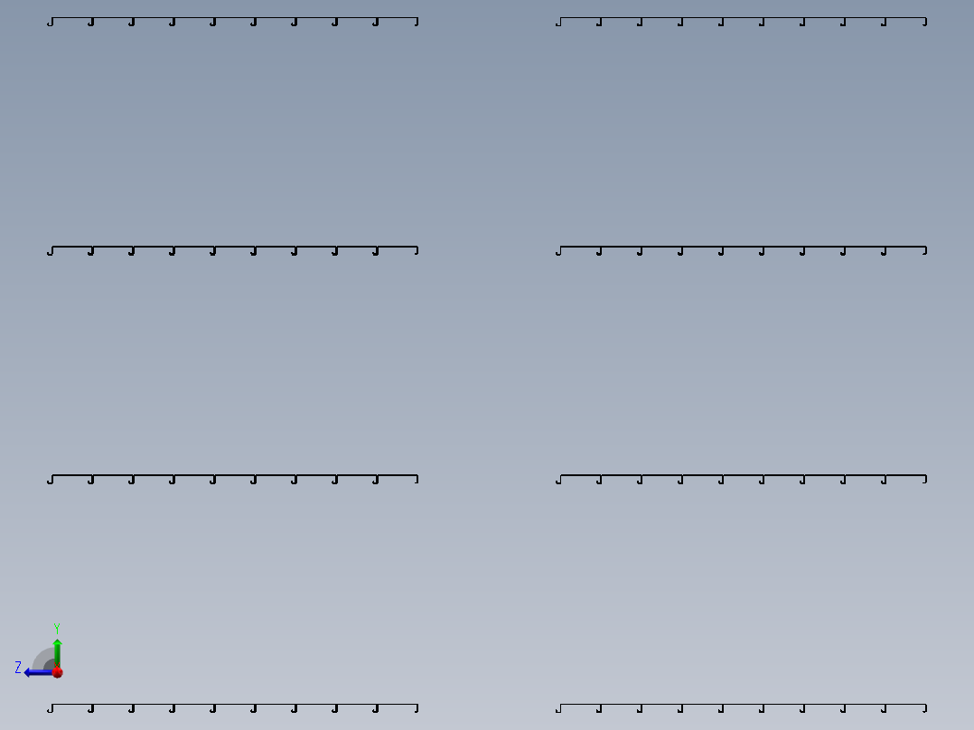 货架、重型货架右视图
