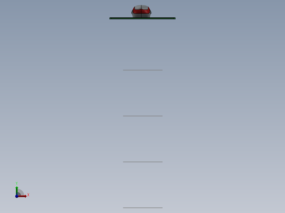 电脑桌(41)前视图