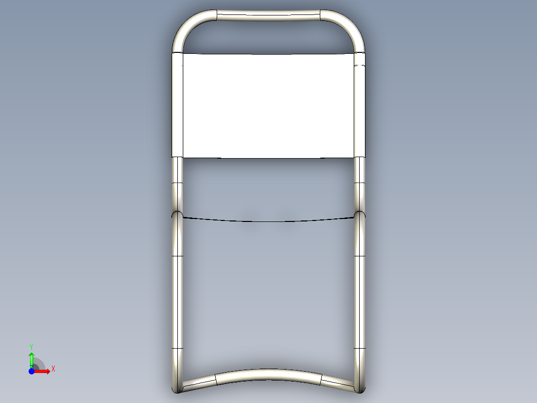 帆布椅子前视图