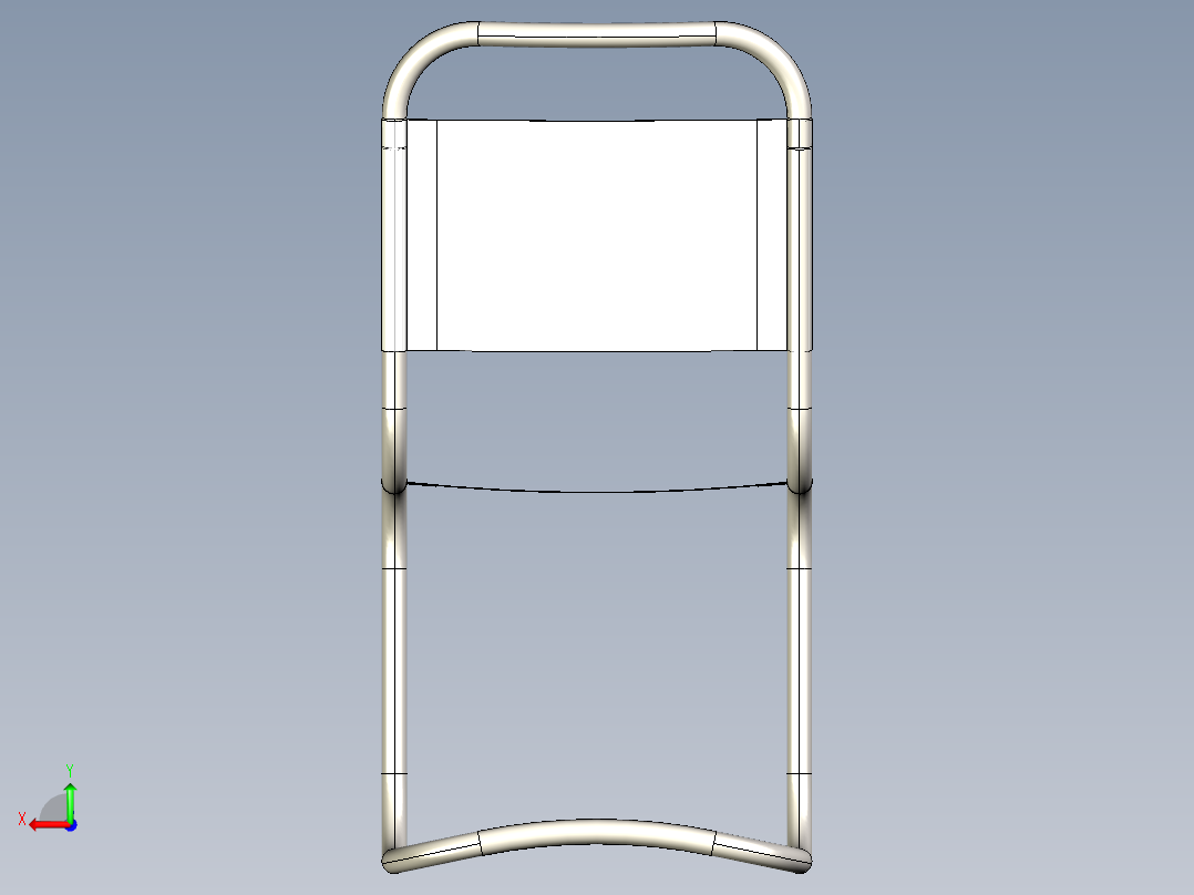 帆布椅子后视图