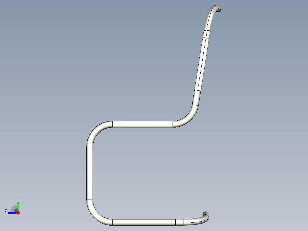 帆布椅子右视图