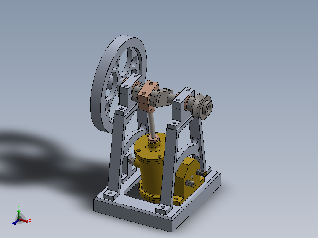 蒸汽机a-double-acting-oscillating-jdwds-steam-engine-模型格式为 sw主视图