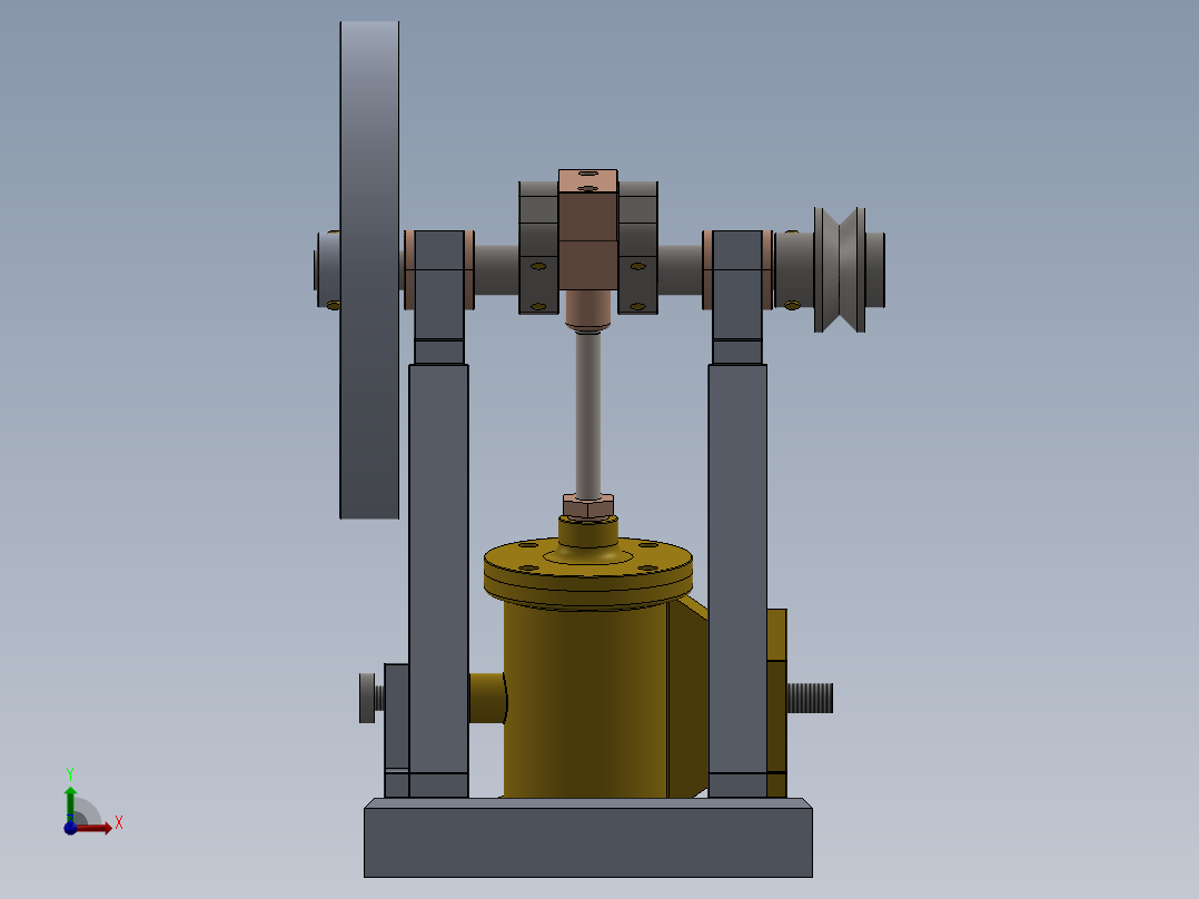 蒸汽机a-double-acting-oscillating-jdwds-steam-engine-模型格式为 sw前视图