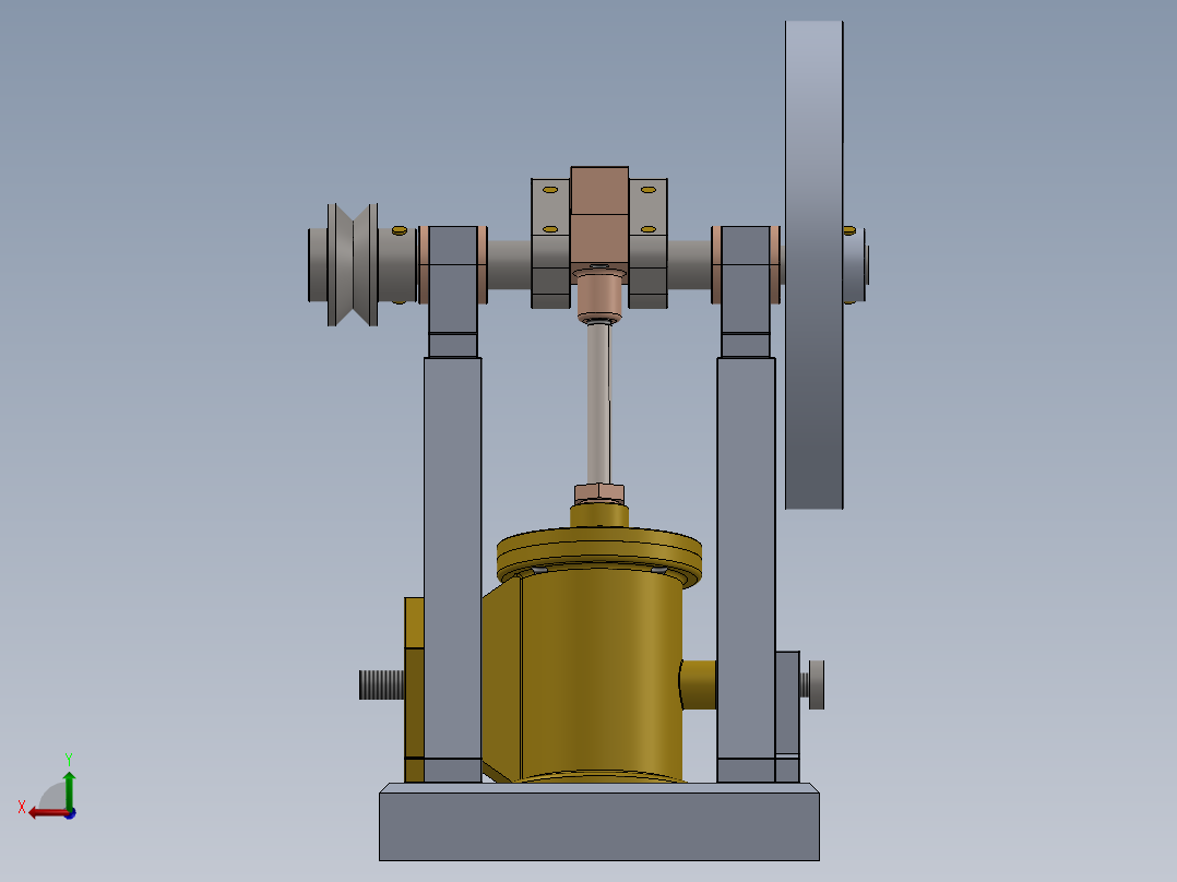 蒸汽机a-double-acting-oscillating-jdwds-steam-engine-模型格式为 sw后视图