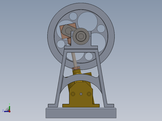 蒸汽机a-double-acting-oscillating-jdwds-steam-engine-模型格式为 sw右视缩略图