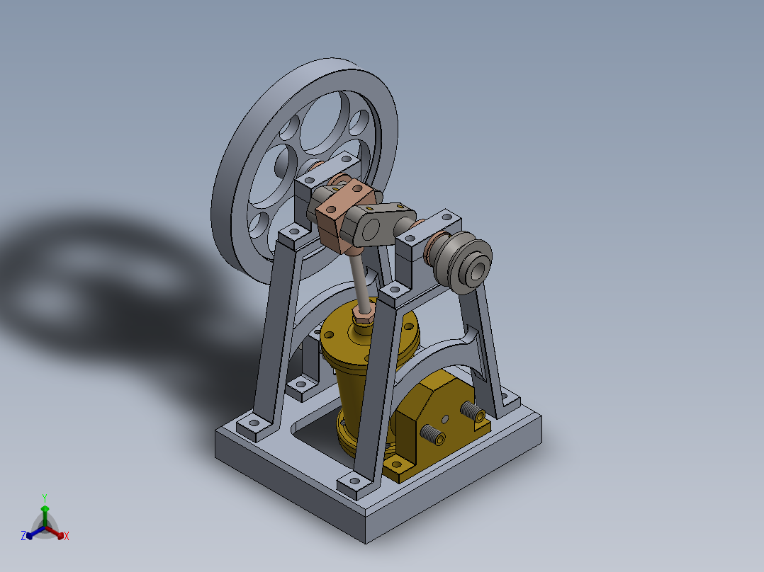蒸汽机a-double-acting-oscillating-jdwds-steam-engine-模型格式为 sw正等轴测图