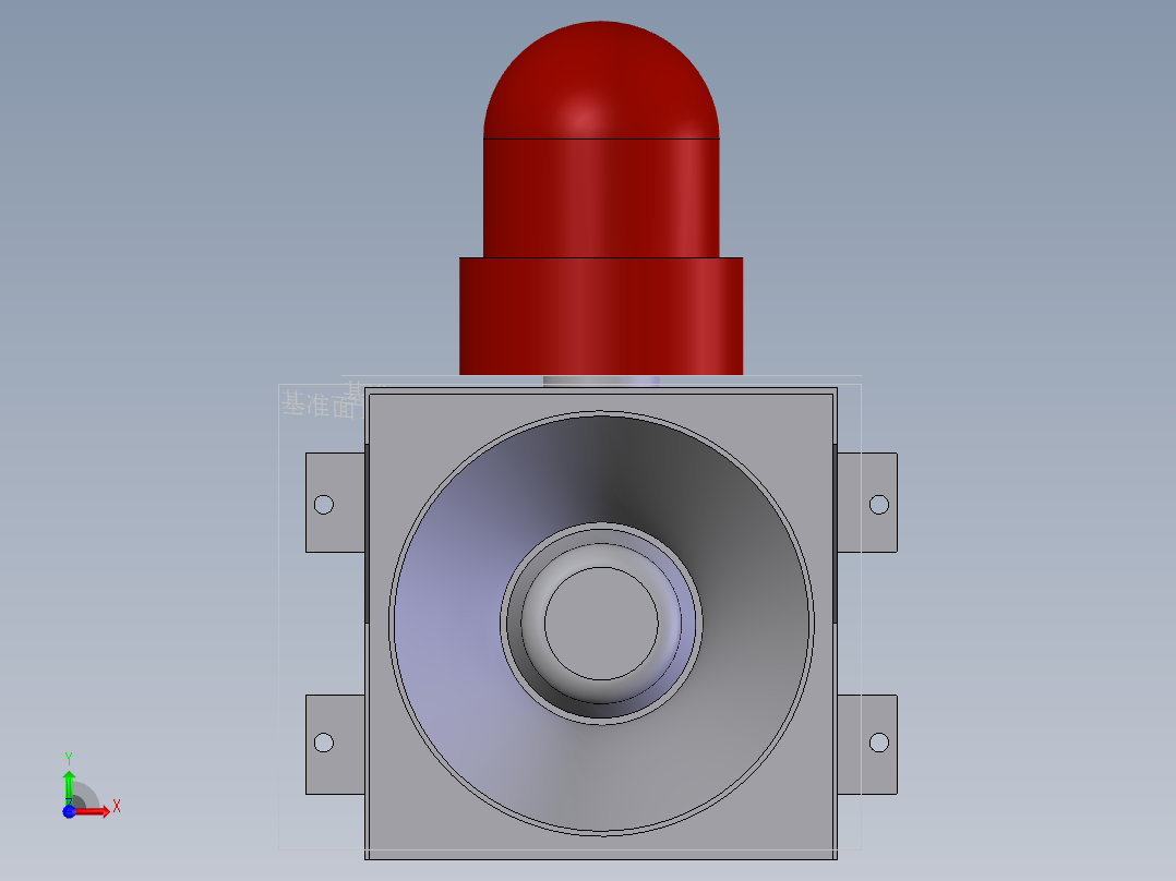 声光报警器前视图