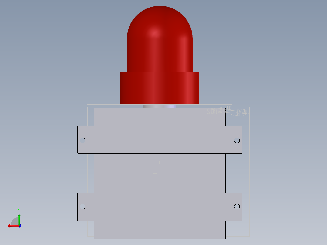 声光报警器后视图