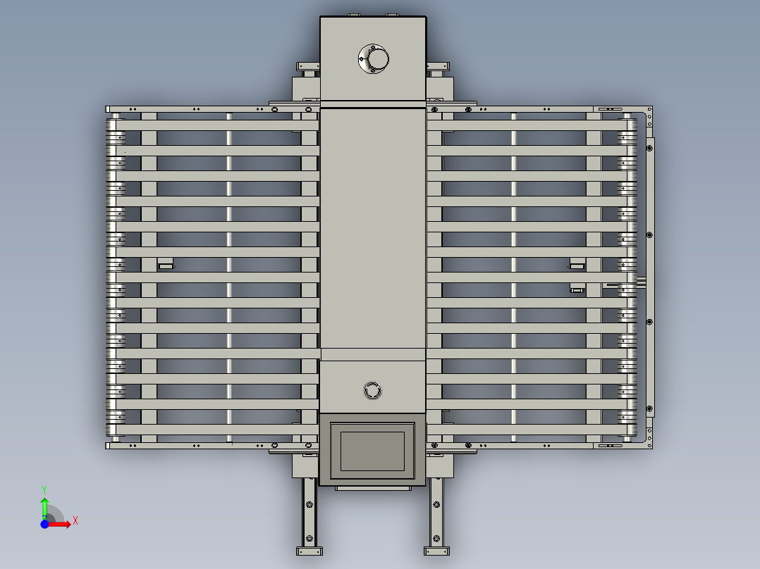 清洗机底座-滑动-GY191-MC前视图
