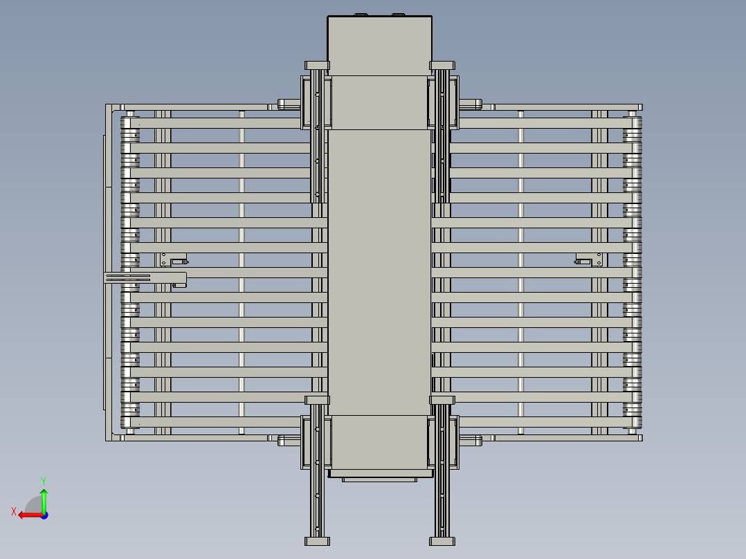清洗机底座-滑动-GY191-MC后视图