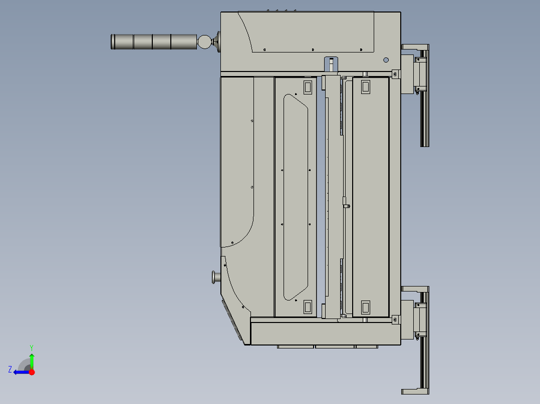 清洗机底座-滑动-GY191-MC右视图