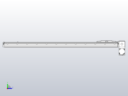 机器人皮带驱动直线轴TPA-GCB-120-P70-L900-RP-M20-N3左视缩略图