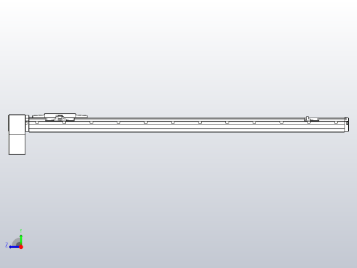 机器人皮带驱动直线轴TPA-GCB-120-P70-L900-RP-M20-N3右视缩略图
