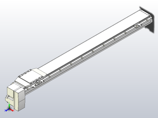 机器人皮带驱动直线轴TPA-GCB-120-P70-L900-RP-M20-N3正等轴测缩略图