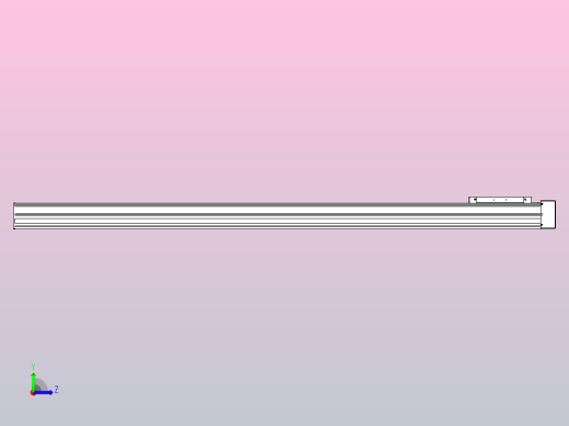 滚珠丝杠直线轴带导轨全封闭TPA-HCR-175D-2510C-L1500-MR-C-P75-N3左视缩略图
