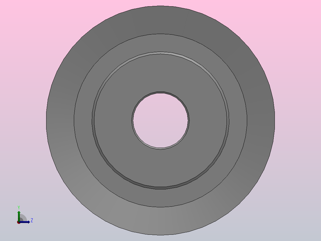 小凸缘型梯形齿同步带轮MXL型_SMXLDC-30-025-dc6-A左视图