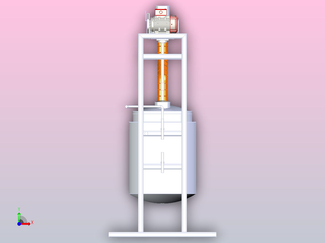 液体混合器前视图