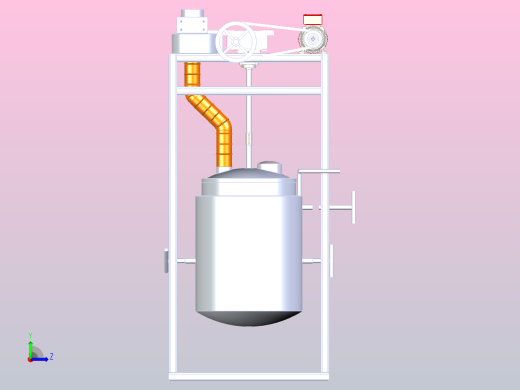 液体混合器左视缩略图