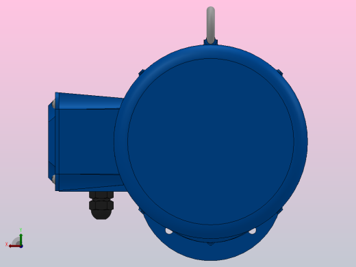 RXF57法兰轴伸式安装斜齿轮减速机RX57-Y3-4P-100-M1-0°-Φ160后视缩略图