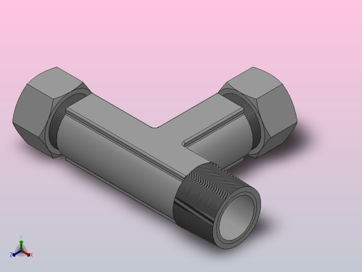 IKST 卡套螺纹侧三通接头_IKST04-01