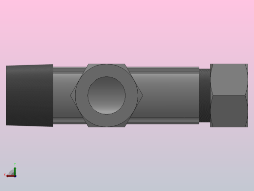 IKST 卡套螺纹侧三通接头_IKST04-01后视缩略图