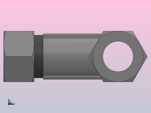 IKST 卡套螺纹侧三通接头_IKST04-01左视缩略图