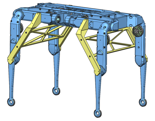 Solo 12dof四足机器狗3D图纸 Solidworks设计缩略图