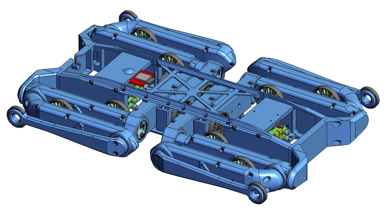 Solo 12dof四足机器狗3D图纸 Solidworks设计