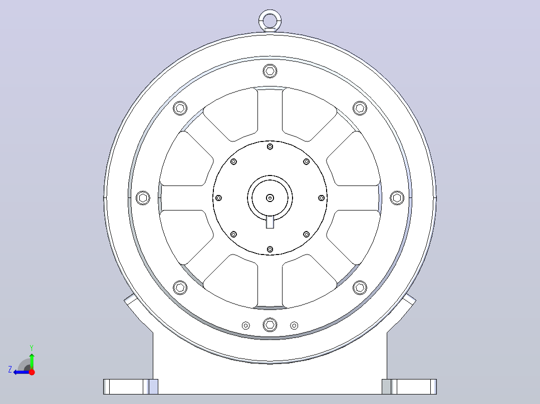 制动器FZJ20000右视图